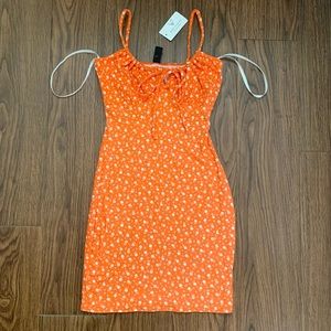 Windsor orange flower dress